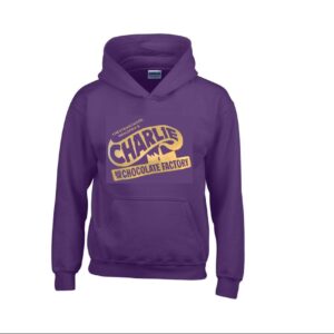 Hoodie Kids Charlie - paars of zwart