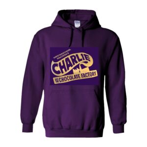 Hoodie Volwassenen Charlie - paars of zwart
