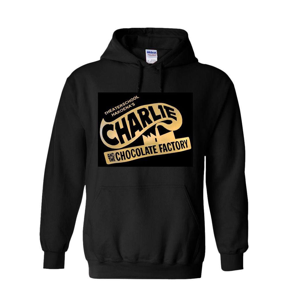 Hoodie Volwassenen Charlie - paars of zwart - Afbeelding 3